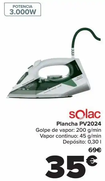 Carrefour Solac plancha pv2024 oferta