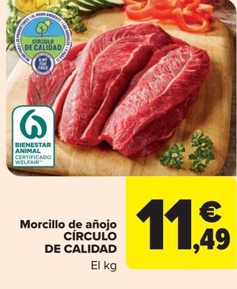 Carrefour Morcillo de añojo círculo de calidad oferta