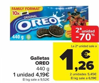Carrefour Galletas oreo oferta