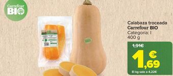 Carrefour Calabaza troceada carrefour bio oferta