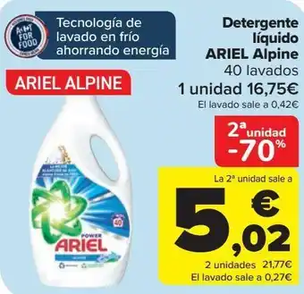 Carrefour Detergente líquido ariel oferta