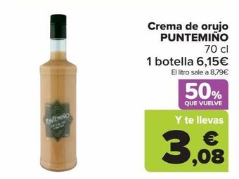 Carrefour Market Crema de orujo puntemino oferta