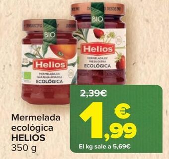 Carrefour Mermelada ecológica helios oferta