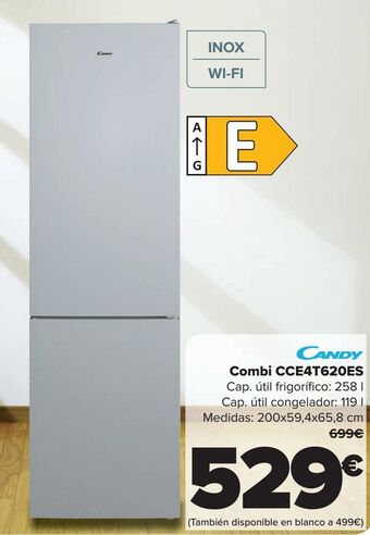Carrefour Candy combi cce4t620es oferta