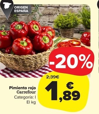 Carrefour Market Pimiento rojo oferta