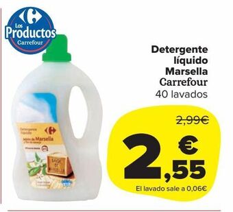Carrefour Market Detergente liquido marsella oferta