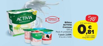 Carrefour Market Bifidus activia cremoso oferta