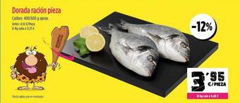 AhorraMas Dorada ración pieza oferta