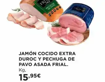 Hipercor Jamón cocido extra duroc y pechuga de pavo asada frial oferta