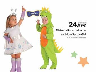 ToysRus Disfraz dinosaurio con sonido o space girl oferta