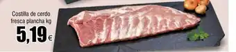 FROIZ Costilla de cerdo fresca plancha oferta