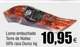 FROIZ Lomo embuchado torre de nuñez 50% raza duroc oferta