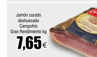 FROIZ Jamón curado deshuesado campofrío gran rendimiento oferta