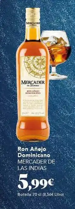 Gadis Ron añejo dominicano mercader de las indias oferta
