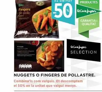 Hipercor Nuggets o fingers de pollastre oferta
