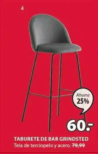 JYSK Taburete de bar grindsted oferta