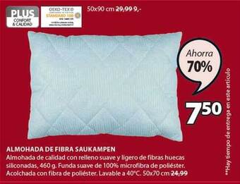 JYSK Almohada de fibra saukampen oferta