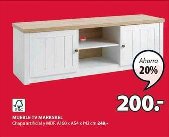 JYSK Mueble tv markskel oferta