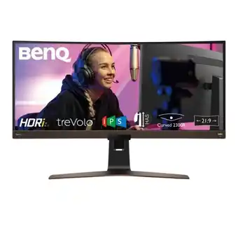 MediaMarkt Monitor - benq ew3880r, 37.5 ", wqhd+, 4 ms, 60 hz, curvado, usb-c/ hdmi/ dp, 1.070 billones de colores, negro oferta