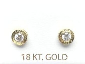 Cash Converters Pendientes oro 18k con circonita oferta