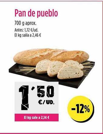 AhorraMas Pan de pueblo oferta