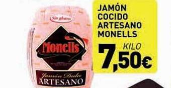Hiperber Jamón cocido artesano monells oferta