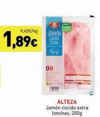 Hiperber Alteza jamón cocido extra lonchas oferta