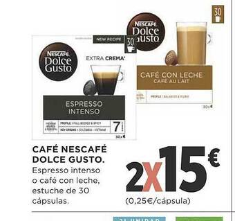 Supercor Café nescafé dolce gusto oferta
