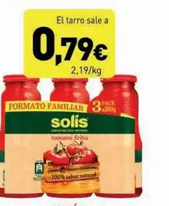 Hiperber Solís tomato frito oferta