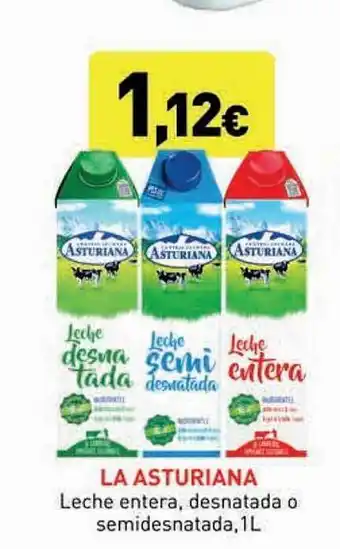 Hiperber La asturiana leche entera, desnatada or semidesnatada oferta
