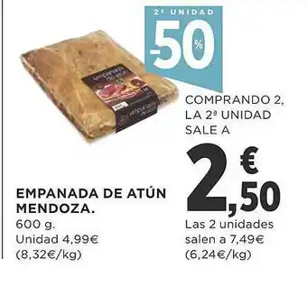 Supercor 2a unidad -50% empanada de atún mendoza oferta