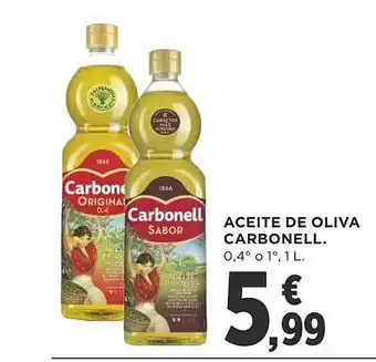 Aceite de oliva carbonell 0.4° o 1°