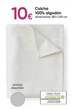 Pepco Colcha 100% algodón oferta