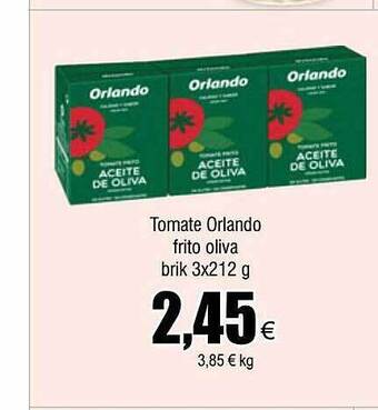 FROIZ Tomate orlando frito oliva brik 3 oferta