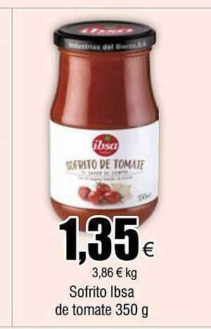 FROIZ Sofrito ibsa de tomate oferta