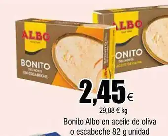 FROIZ Bonito albo en aceite de oliva o escabeche oferta