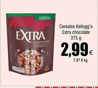 FROIZ Cereales kellogg's extra chocolate oferta