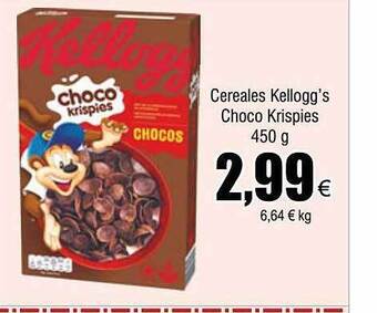 FROIZ Cereales kellogg's choco krispies oferta
