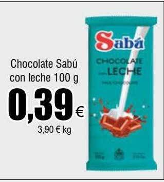 FROIZ Chocolate sabú con leche oferta