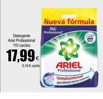 FROIZ Detergente ariel professional 110 cacitos oferta