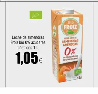 FROIZ Leche de almendras froiz bio 0% azúcares añadidos oferta