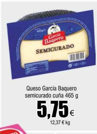 FROIZ Queso garcia baquero semicurado oferta