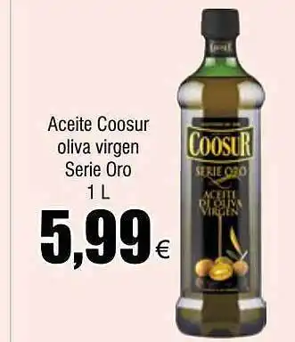 FROIZ Aceite coosur oliva virgen serie oro oferta