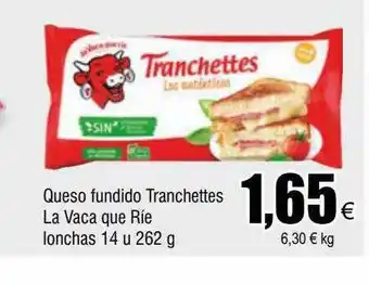 FROIZ Queso fundido tranchettes la vaca que rie lonchas oferta