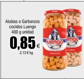 FROIZ Alubias o garbanzos cocidos luengo unidad oferta