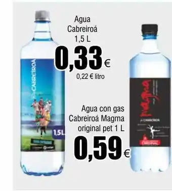 FROIZ Agua cabreiroá agua con gas cabreiroá magma original pet oferta