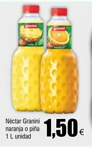 FROIZ Néctar granini naranja o piña unidad oferta