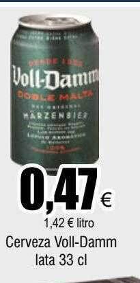 FROIZ Cerveza voll-damm lata oferta