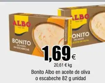 FROIZ Bonito albo en aceite de oliva escabeche oferta