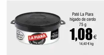 FROIZ Paté la piara hígado de cerdo oferta